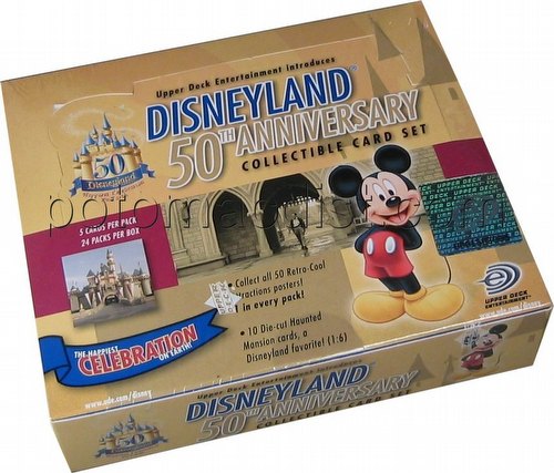 Disneyland 50th: Happiest Celebration on Earth Trading Cards Box
