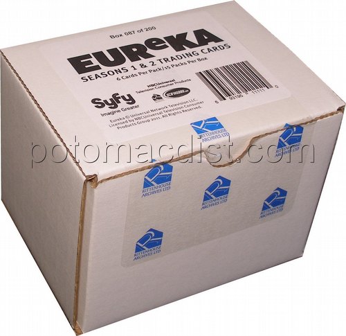 Eureka: Seasons 1 and 2 Premium Pack Trading Cards Box