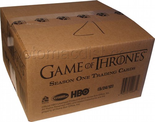 Game of Thrones: Season One Trading Cards Box Case [12 boxes]