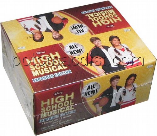 High School Musical 2 Expanded Edition Trading Cards & Stickers Box