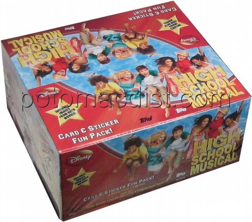 High School Musical Trading Card & Sticker Fun Pack Box [Hobby]
