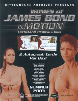 James Bond Women In Motion Trading Cards Box Case [12 boxes]