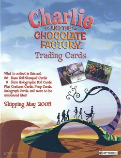 Charlie and the Chocolate Factory Trading Cards Box