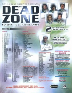 Dead Zone Seasons 1&2 Binder Case [4]