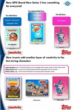 Garbage Pail Kids Brand New Series 3 [2013] Gross Stickers Case [Hobby/8 boxes/Factory Sealed]
