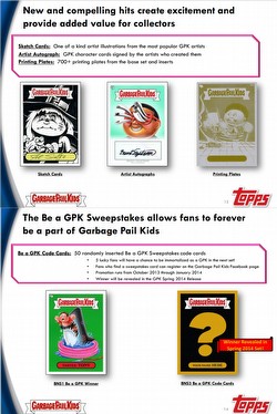 Garbage Pail Kids Brand New Series 3 [2013] Gross Stickers Case [Retail/16 boxes/Factory Sealed]