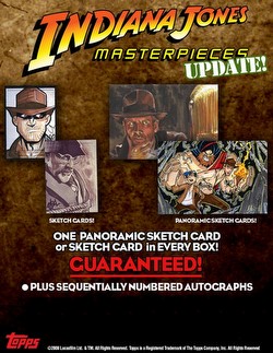 Indiana Jones Masterpieces Trading Cards Box Case [Hobby/8 boxes]