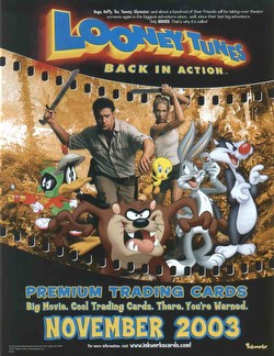 Looney Tunes Back In Action Movie Trading Cards Box