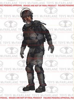 McFarlane Toys Walking Dead TV Series 4 Riot Gear Zombie Figure