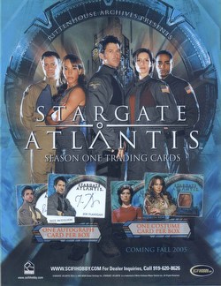 Stargate Atlantis Season 1 Trading Cards Box Case [12 boxes]