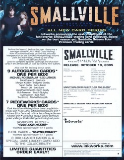 Smallville Season 4 Trading Cards Box