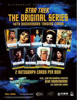 Star Trek Original Series 40th Anniversary Trading Cards Box