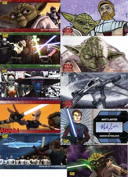 Star Wars: The Clone Wars Widevision Trading Cards Box Case [Hobby/8 boxes]