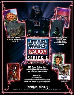 Star Wars Galaxy Series 7 Trading Cards Case [Hobby/8 boxes]