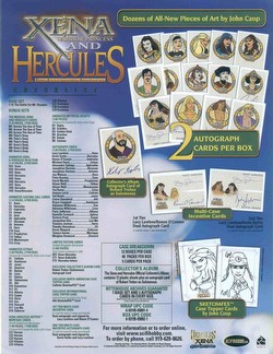 Xena And Hercules: The Animated Adventures Trading Cards Box [North American Version]