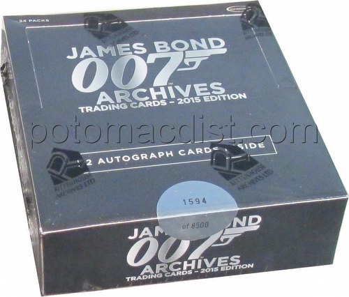 James Bond Archives 2015 Edition Trading Cards Box