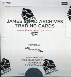 James Bond Archives Final Edition Trading Cards Box