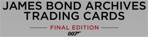 James Bond Archives Final Edition Trading Cards Binder Case [4 binders]