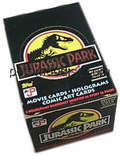 Jurassic Park Gold Trading Cards Box