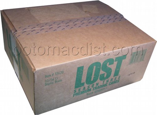 Lost Season 3 Premium Trading Cards Box Case [10 boxes]