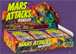 Mars Attacks Invasion Trading Cards Box Case [Hobby]