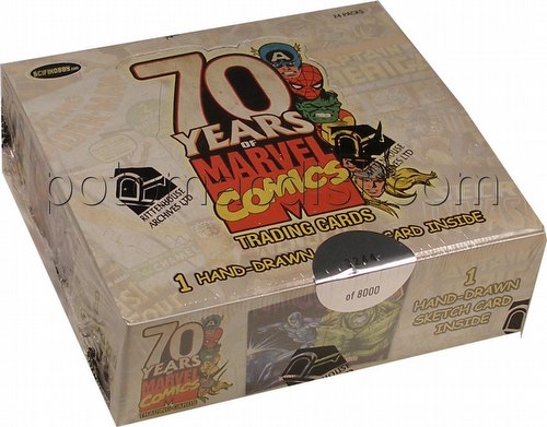 Marvel 70th Anniversary Trading Cards Box