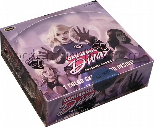 Marvel Dangerous Divas Trading Cards Box