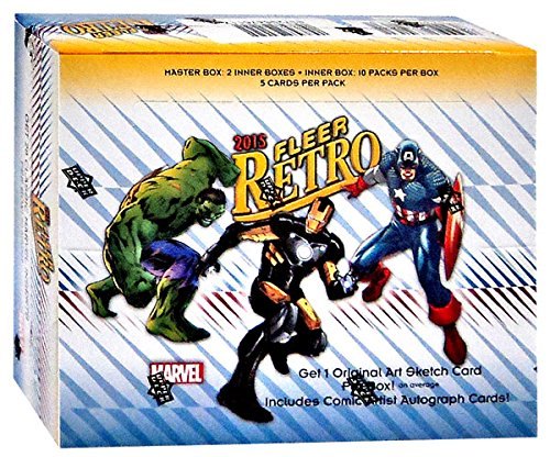 2015 Marvel Fleer Retro Trading Cards Box