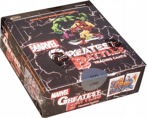 Marvel Greatest Battles Trading Cards Box
