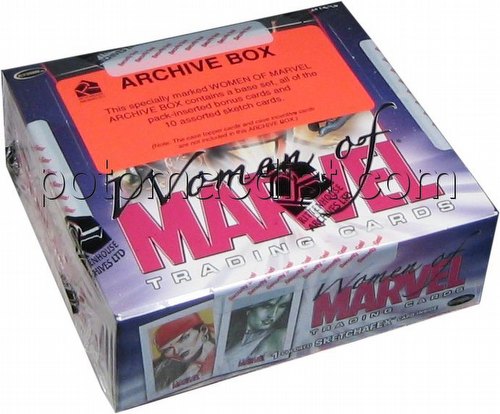 The Women of Marvel Trading Cards Archive Box