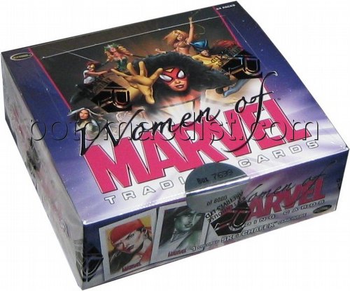 The Women of Marvel Trading Cards Box