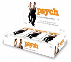 Psych Seasons 1 - 4 Trading Cards Box Case [12 boxes]