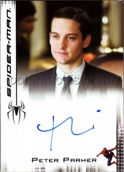Spiderman (Spider-Man) 3 Movie Trading Cards Expansion Set A (1 Autograph/2 Costume Cards)