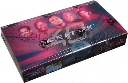 Star Trek 40th Anniversary Trading Cards Box [United Kingdom Edition]