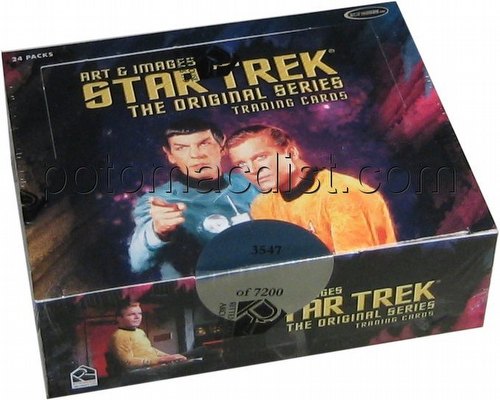 Star Trek The Original Series Art & Images Trading Cards Box