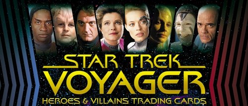 Star Trek: Voyager Heroes & Villains Trading Cards Binder Case [4 binders]