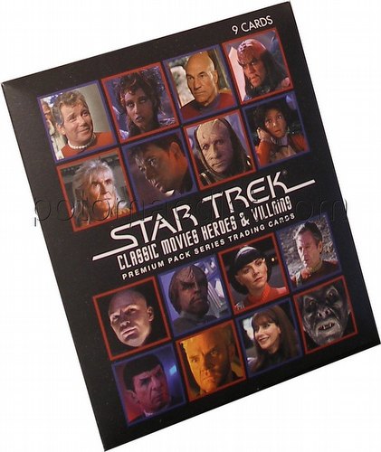 Star Trek Classic Movies Heroes & Villains Trading Cards Premium Pack