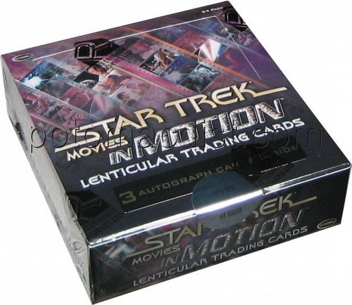Star Trek: The Movies In Motion Lenticular Trading Card Box