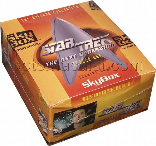 Star Trek Next Generation The Episode Coll. Season 1 Trading Cards Box