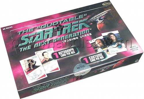 The Quotable Star Trek: The Next Generation Trading Cards Box [North American Version]