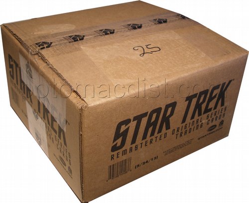 Star Trek: The Remastered Original Series Trading Cards Box Case [12 boxes]