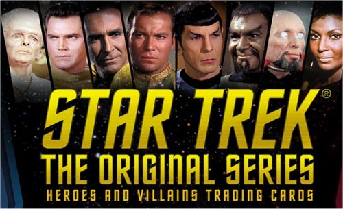 Star Trek: The Original Series Heroes & Villains Trading Cards Binder Case [4 binders]