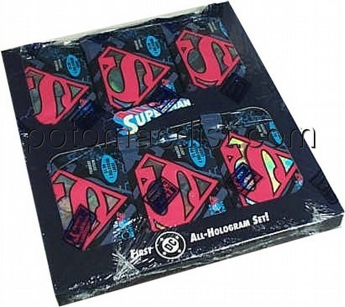 Superman Holo Series Trading Cards Box [Magazine version]