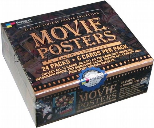 The Vintage Poster Collection: Movie Star Posters Trading Cards Box