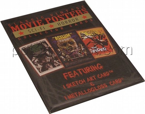The Vintage Poster Collection: Classic Sci-Fi & Horror Poster Series 2 Trading Cards Pack