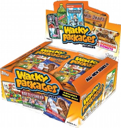 Wacky Packages 2014 Series 1 Stickers Case [Hobby/8 boxes]