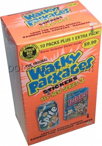 Wacky Packages All New Series 3 Stickers B1 (McFurry) Bonus Box [Topps/2nd Wave/Target]