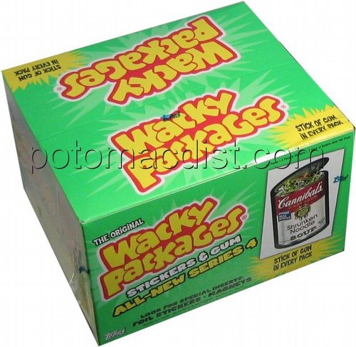 Wacky Packages All New Series 4 Stickers Box [Topps]