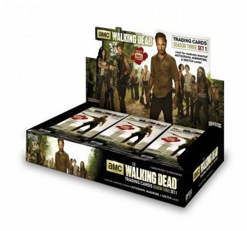 The Walking Dead Season 3 - Part 1 Trading Cards Box Case [12 boxes]
