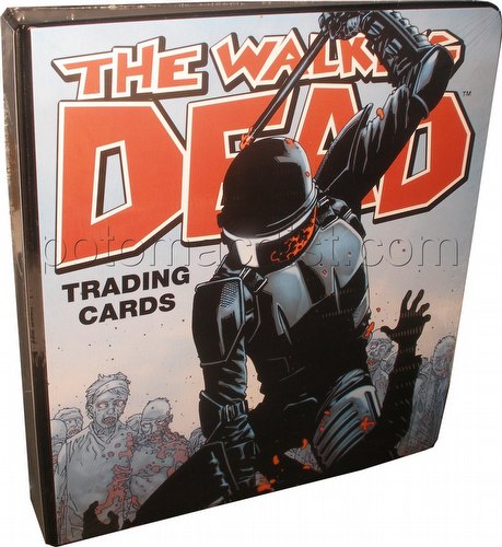 The Walking Dead Comic Book Trading Cards Complete Set & San Diego Comic-Con Binder